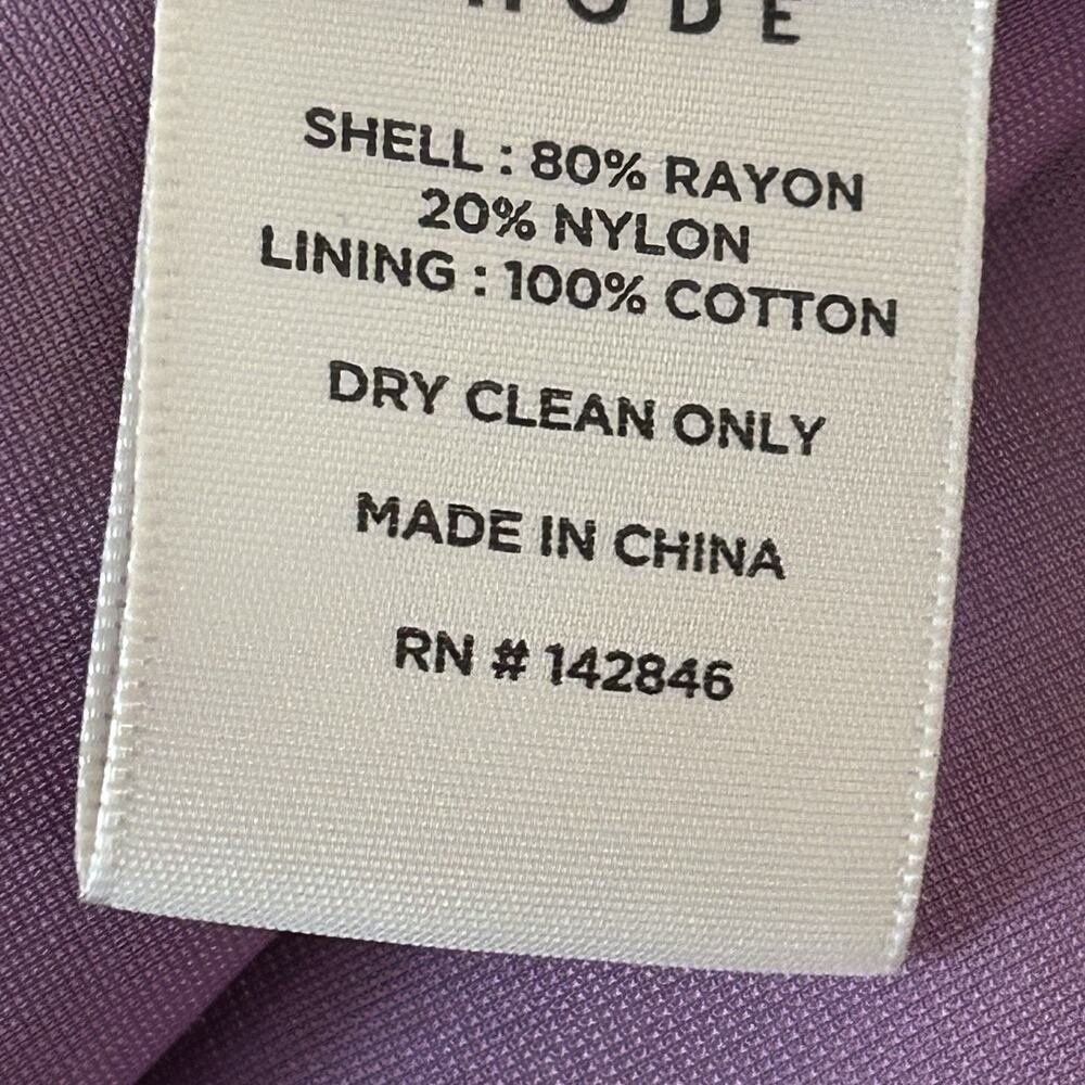 RHODE Leanna Velour Floral Mini Dress Women’s Small - Picture 9 of 10